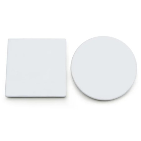 Custom White Sublimation Coasters – Personalized Drinkware Protection